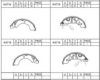 ASIMCO K4719 Brake Shoe Set